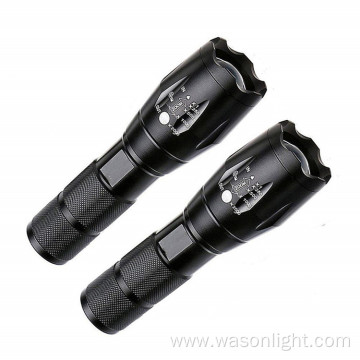 Custom Logo Focusable Wholesale Hot Sale A100 Most Powerful Tactical Torch Light Led 1000 Lumen Flashlight